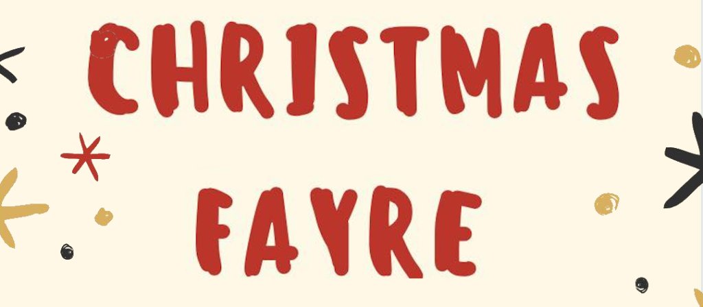 Christmas Fayre 2025 banner